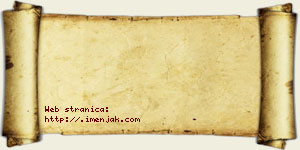 Jovana Balzamović vizit kartica